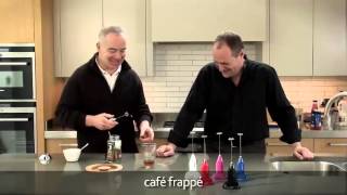 How to make a frappé coffee using an aerolatte milk frother [upl. by Serafine569]