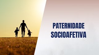 Paternidade socioafetiva [upl. by Baecher47]