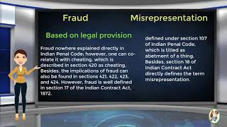 What is Difference Between Fraud amp Misrepresentation [upl. by Marla174]