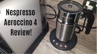 Nespresso Aeroccino 4 Milk Frother Review  Worth upgrading from the Aeroccino 3 [upl. by Netfa457]