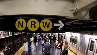 ⁴ᴷ The Busiest NYC Subway Station Times Square–42nd StreetPort Authority Bus Terminal [upl. by Enorahs]