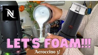 How To Foam Milk With Aeroccino 3 Make Coffee With Foam Tips amp Tricks  Easy Foamed Latte Recipe [upl. by Armbrecht]