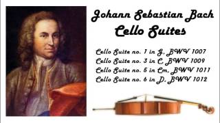 Johann Sebastian Bach  Cello suites in 432 Hz great for reading or studying [upl. by Ahsineb832]