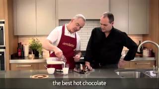 How to make a hot chocolate using an aerolatte milk frother [upl. by Frants]