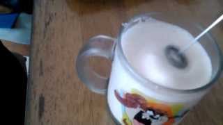 Aerolatte Review Frothing Cold Milk In Under 1 Minute [upl. by Otsenre]